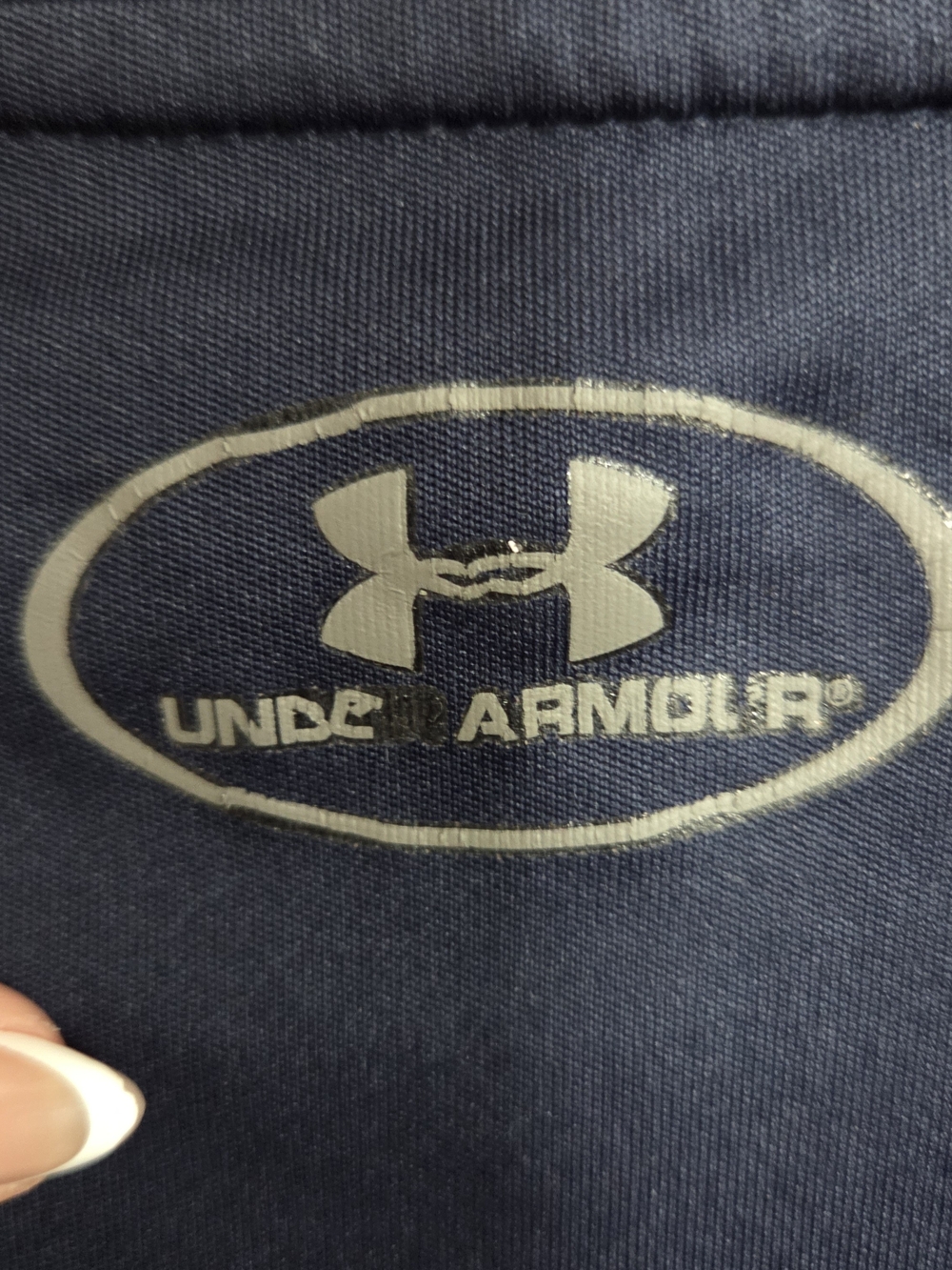 Under Armour Men's Navy Short-Sleeve Performance Tee - Picture 4 of 4